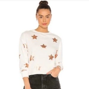 Spiritual gangster Mazzy star white pullover small